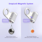 Magnetic Handheld Grip Phone Stand Camera Assistant with LED Fill Light 2-in-1, Compatible with iOS 26/iOS 18, Ergonomic Grip, One-Tap Camera, Rechargeable Remote, Ideal for Thanksgiving & Christmas Gift for Photography Enthusiasts