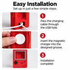 G-OUSSVE Retro Game Console Charging Stand for iwatch Series 3/4/5/6, Silicone Desktop Dock Holder
