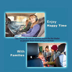 GIVBRO Adjustable Car Backseat Fan, 1 Count Summer Essential Double-head Electric Fan with Seat Clip, Strong Wind Rear Seat Back 360 Degrees Rotation Large Air Volume Fan, Men Gifts