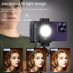 Phone Photography Portable Bluetooth Fill Light for Live Streaming and Phone Selfie
