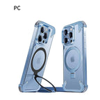 1 PCS Borderless Phone Protective Case, Metal Frame, Airbag, Anti Slip Bracket, Apple 14, Suitable for Apple 15 Promax