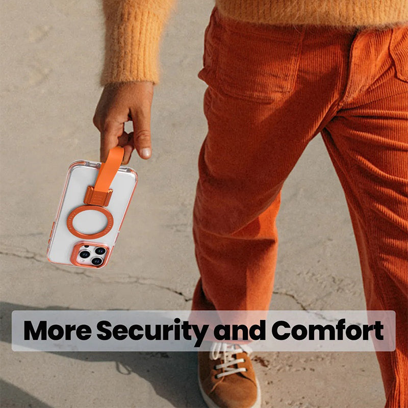 MagSafe-Compatible Case for iPhone 16/15 - Transparent Magnetic Airbag Design with Stand and Lanyard. Full Protection, Drop-Resistant, Suitable for iPhone & Galaxy S24 Ultra