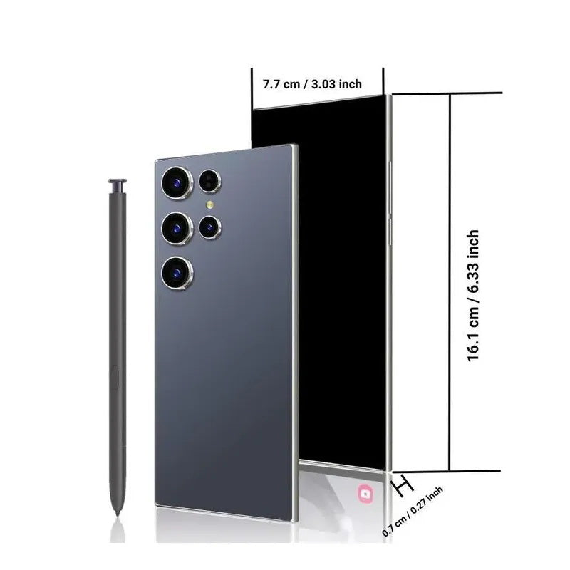 Android Smartphone, 6.8 Inch Large Screen 3+64GB ROM Dual SIM Phone, 20MP 4000mAh Battery Octa-core Processor Phone