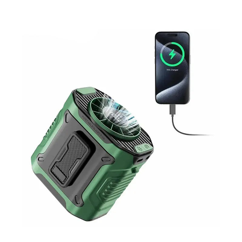 Portable Waist Fan, Personal Cool Clip Fan , window fan,clip on fan,personal fan,battery powered fan，clip on fan for bed, personal fans portable rechargeable，clip fan，household essentials，cooling vest for men，for Outdoor Jobsite Camping Travel