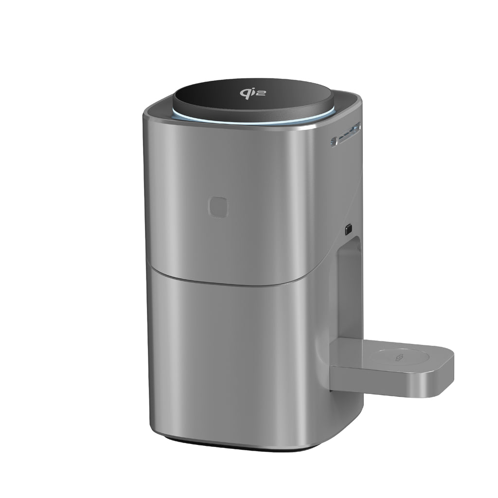 G-OUSSVE 65W Qi2 wireless charger magnetic fast charging iPhone watch Samsung watch automatic rotating touch charging station