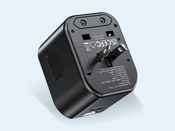 Universal Travel Adapter with USB-C & USB Ports