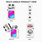 G-OUSSVE Smart Windproof Lighter with Bluetooth Earbuds & Touch Display – White