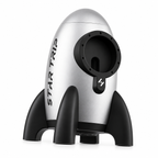 G-OUSSVE Rocket-Shaped Apple Watch Charging Stand with Cable Storage, Aluminum Alloy Desktop Dock