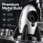 G-OUSSVE Rocket-Shaped Apple Watch Charging Stand with Cable Storage, Aluminum Alloy Desktop Dock