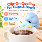 G-OUSSVE Cute Clip-On Food Cooling Fan – Portable Mini Mealtime Helper for Bowls & Cups