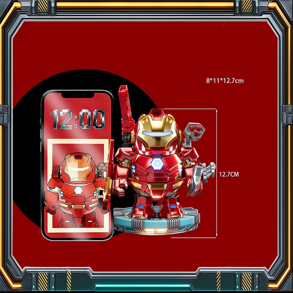G-OUSSVE Capibala cosplay Iron Man glowing magnetic mecha cute desktop ornament movie peripheral figurine