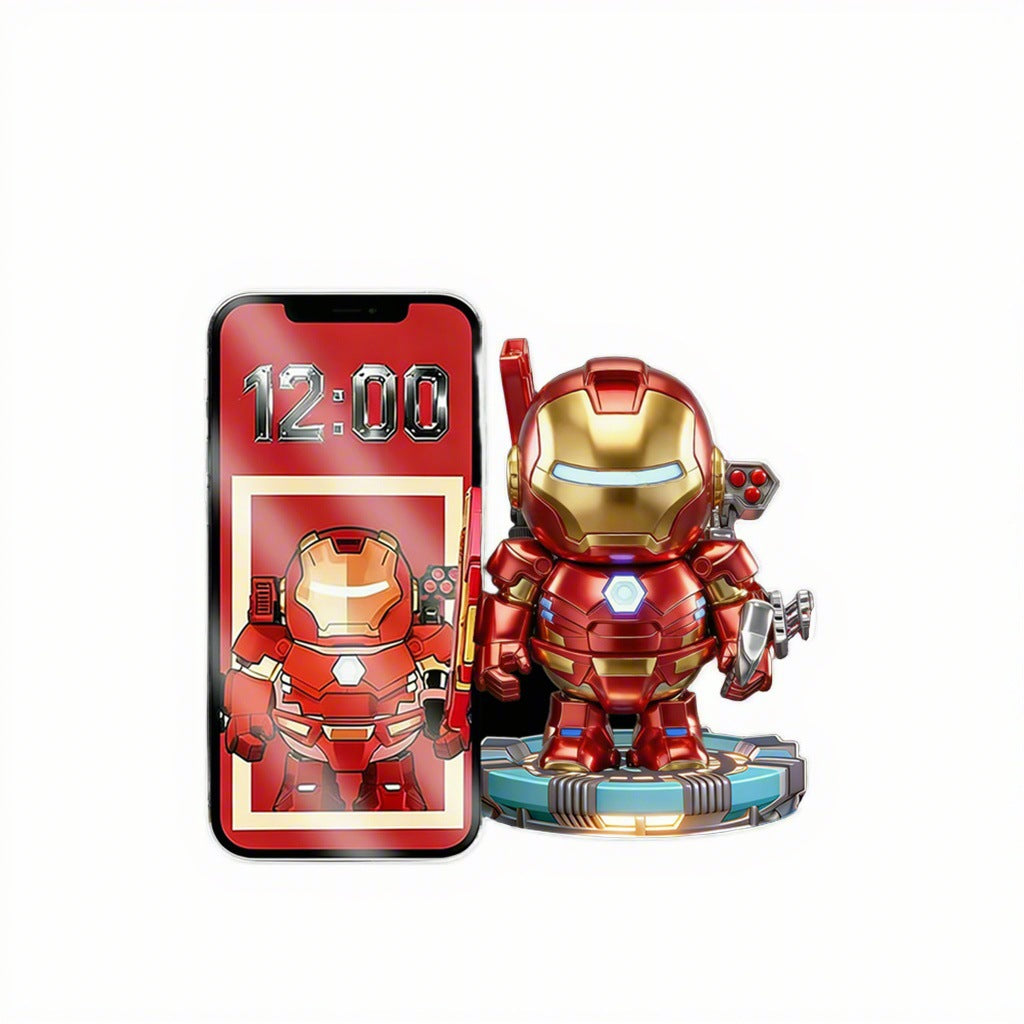 G-OUSSVE Capibala cosplay Iron Man glowing magnetic mecha cute desktop ornament movie peripheral figurine
