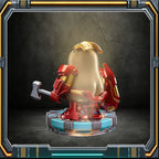 G-OUSSVE Capibala cosplay Iron Man glowing magnetic mecha cute desktop ornament movie peripheral figurine
