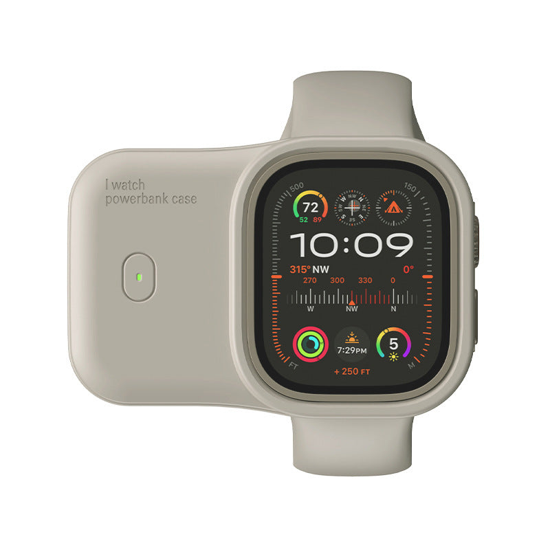 G-OUSSVE 1200mAh Magnetic Wireless Power Bank for Apple Watch – Portable Type-C Rechargeable Charger