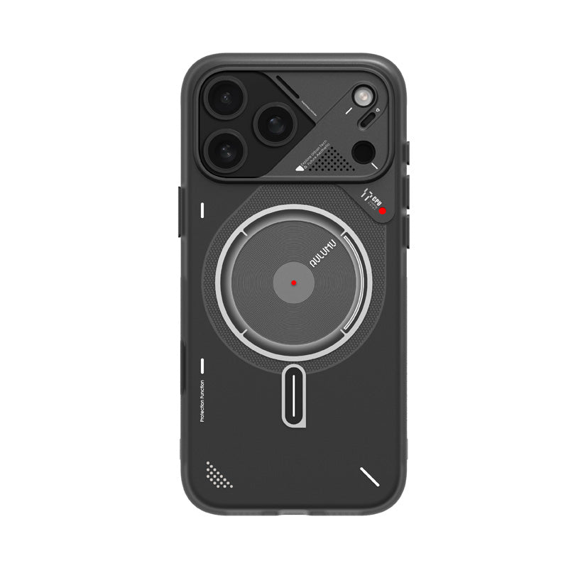 Compatible with Apple iPhone 17 Pro Max Phone Case, High Energy Mist Phone Case Night Glow Semi-Transparent Matte Camera Button Full Protection Anti-Drop Magnetic Phone Case MagSafe Protective Case Cover