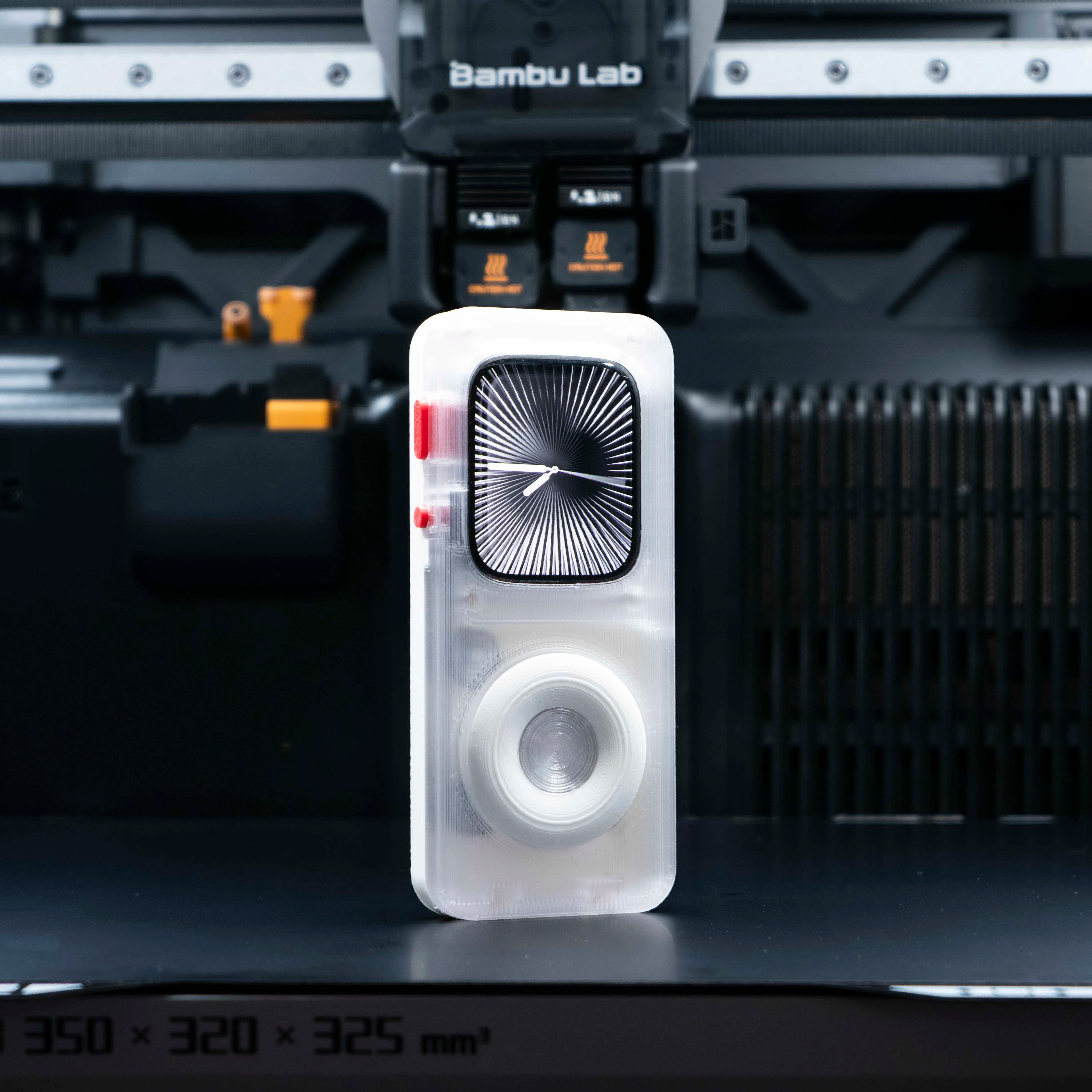 G-OUSSVE 3D-Printed Retro Scroll-Wheel Case for Apple Watch Series 7/8/9