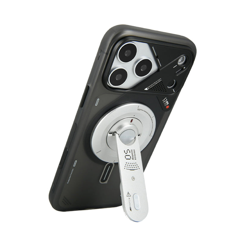 Compatible with Apple iPhone 17 Pro Max Phone Case, High Energy Mist Phone Case Night Glow Semi-Transparent Matte Camera Button Full Protection Anti-Drop Magnetic Phone Case MagSafe Protective Case Cover