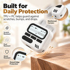 G-OUSSVE Retro Bluetooth Earbuds Case, TPU + PC Protective Cover with Clip for AirPods Pro 3, Pro 2 & AirPods 4