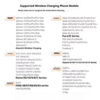 10W Magic Array Wireless Charger Creative Luminous Base Cool with Sound Effects Phone Automatic Induction Charging Display