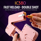 G-OUSSVE Folding soft bullet gun for iPhone that can fire spray shells and simulate a pistol toy for children and boys