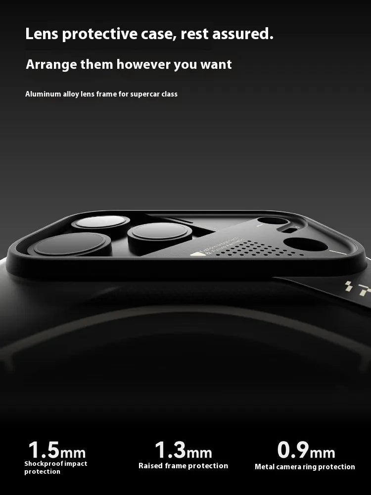 Compatible with Apple iPhone 17 Pro Max Phone Case, High Energy Mist Phone Case Night Glow Semi-Transparent Matte Camera Button Full Protection Anti-Drop Magnetic Phone Case MagSafe Protective Case Cover