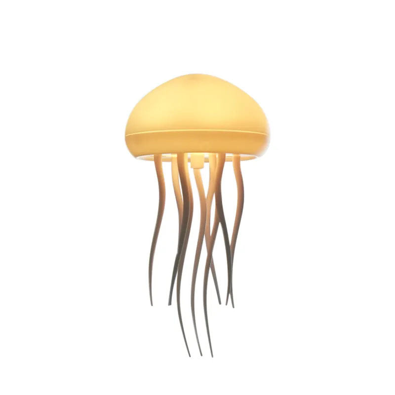G-OUSSVE Jellyfish Lamp Night Mood Light with Sound Controlled Design Birthday Holiday Christmas Gifts for Boys Girls Men Women Home Office Decoration