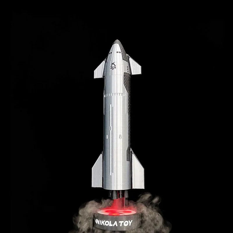 G-OUSSVE SpaceX Starship 1/200 Rocket Model with Spray Humidifier