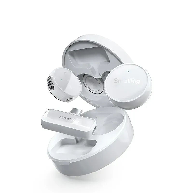 SmallRig S60 USB-C Wireless Mic,Magnetic Clip Pro Kit for iPhone 15/16 Pro & Android,44H Studio Sound with Noise Cancelling, Crystal Clear Audio,Compact,Lightweight Design Lavalier Microphone for Vlog, Live Streaming, Content Creation 4706/4934