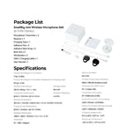 SmallRig S60 USB-C Wireless Mic,Magnetic Clip Pro Kit for iPhone 15/16 Pro & Android,44H Studio Sound with Noise Cancelling, Crystal Clear Audio,Compact,Lightweight Design Lavalier Microphone for Vlog, Live Streaming, Content Creation 4706/4934