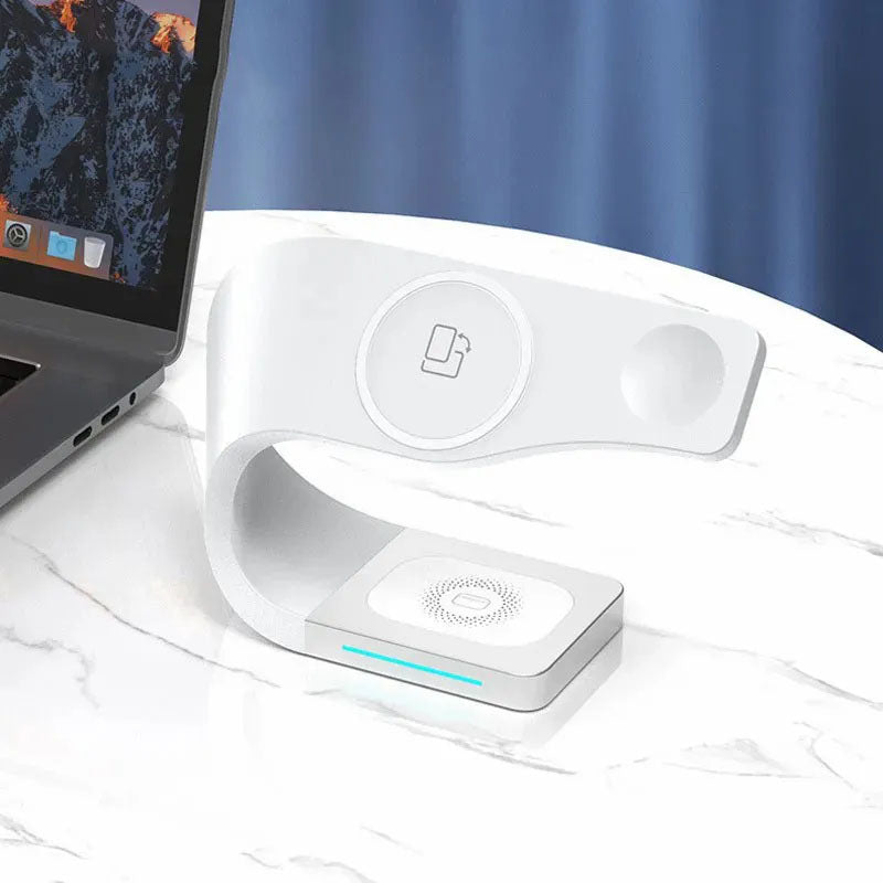 GIVBRO Magnetic Wireless Charger Three -in -one Fast Filling Apple Mobile Phone/Headset/Iwatch