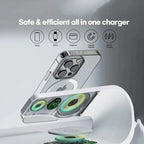 GIVBRO Magnetic Wireless Charger Three -in -one Fast Filling Apple Mobile Phone/Headset/Iwatch