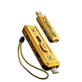 G-OUSSVE USB Flash Drive,Wild Series,1000MB/s USB 3.2 Gen2 + Type-C Dual Interface, Push-Pull Design with Lanyard,Compatible with iPhone, MacBook, Android