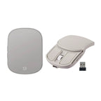G-OUSSVE Rechargeable Sliding Wireless Mouse – Compact Portable Mouse with Silent Clicks, USB-C Charging & 2.4GHz Wireless