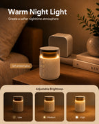 G-OUSSVE 3-in-1 Magnetic Wireless Charging Speaker, Bluetooth Speaker, 15W iPhone Charger, Warm Night Light & Device Stand
