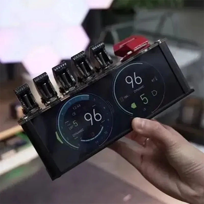 Table Setup, USB Blockchain Docking Station, Hub Extender, Atmosphere Lamp, Desktop Punk Decoration