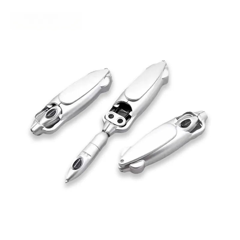 Squid deformation pen ballpoint pen creative personality decompression black technology pen press black pen