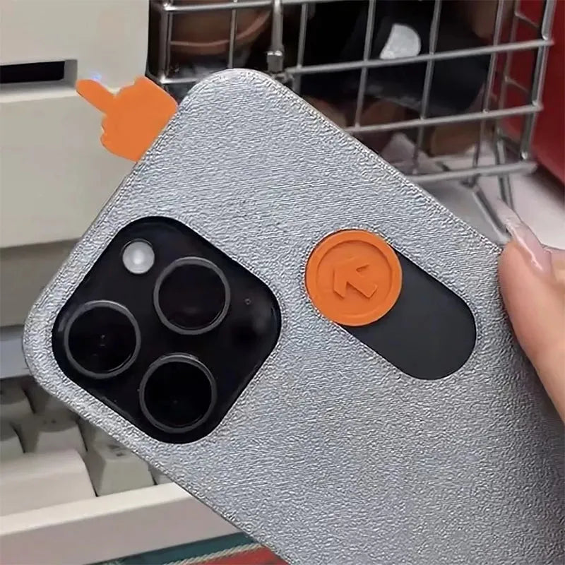 Creative Finger Slide Toy Phone Case for iPhone series