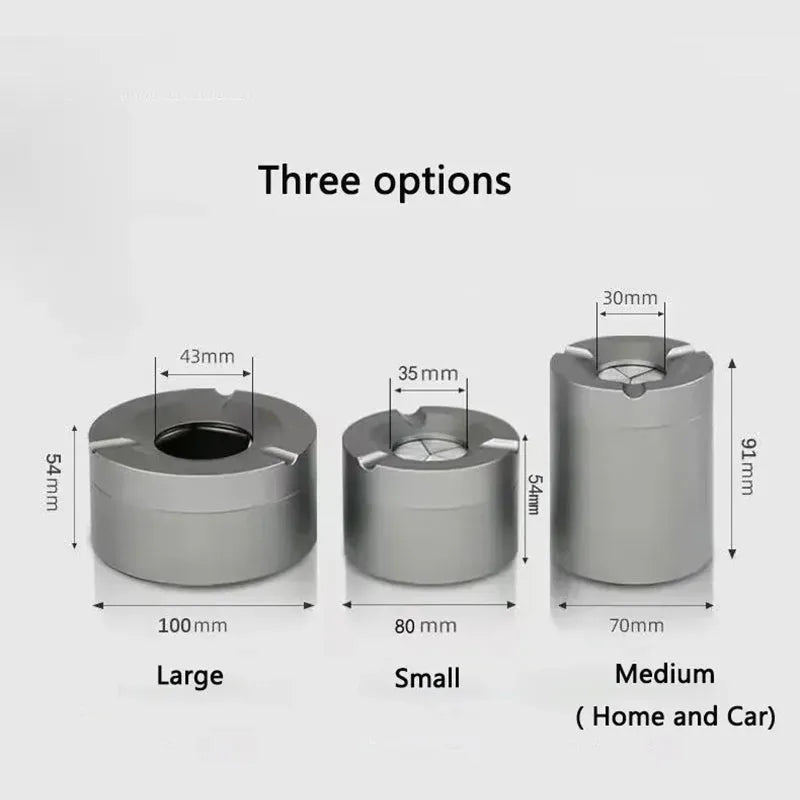 Anti Ash Ashtray Stainless Steel, Office and Home Stainless Steel Ashtray