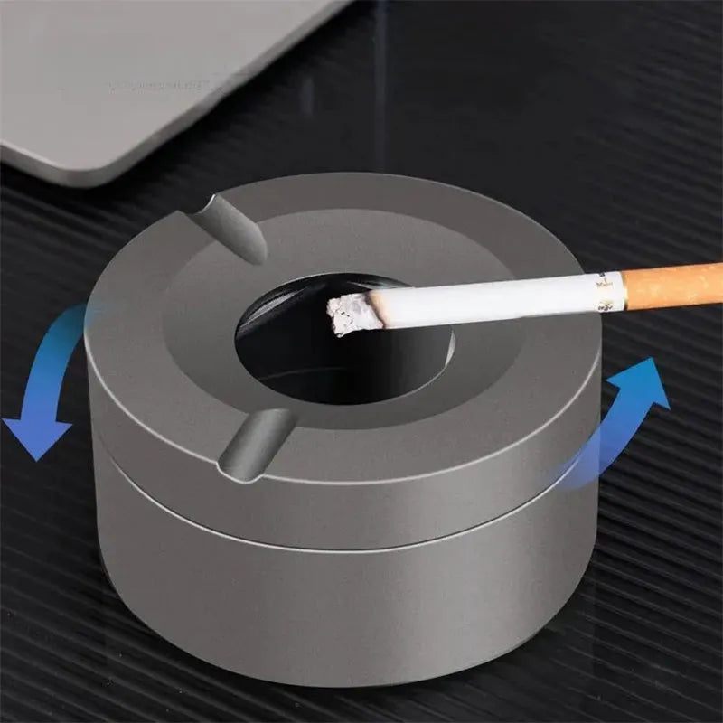 Anti Ash Ashtray Stainless Steel, Office and Home Stainless Steel Ashtray