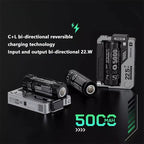 5000mAh Tactical Replaceable Battery Module Power Bank Charger – Compact and Portable