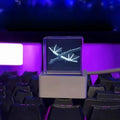 G-OUSSVE Mini transparente WiFi Wetteruhr kreative Geschenke Studenten Desktop Widget Display