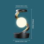 GIVBRO Creative Desktop Visual Floating Rotating Atmosphere Lamp with Smartphone Wireless Charging, Desk Lamp and Night Light