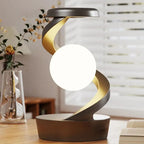 GIVBRO Creative Desktop Visual Floating Rotating Atmosphere Lamp with Smartphone Wireless Charging, Desk Lamp and Night Light