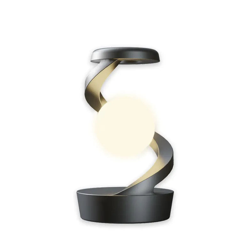 GIVBRO Creative Desktop Visual Floating Rotating Atmosphere Lamp with Smartphone Wireless Charging, Desk Lamp and Night Light