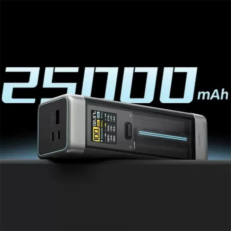 CUKTECH Power Station 20 Digital Display 25,000mAh Capacity 140W Fast Charging 210W Output Power Bank for MacBook, Xiaomi 13, and iPhone 15