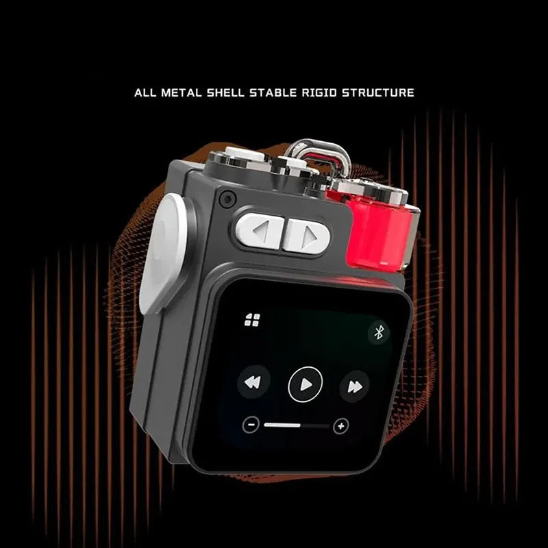 G-OUSSVE Wireless Speakers, Portable Mini Multi-function Wireless Music Player, Rechargeable Stereo Radio Speaker with Cool Light for Home Office
