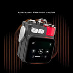 G-OUSSVE Wireless Speakers, Portable Mini Multi-function Wireless Music Player, Rechargeable Stereo Radio Speaker with Cool Light for Home Office
