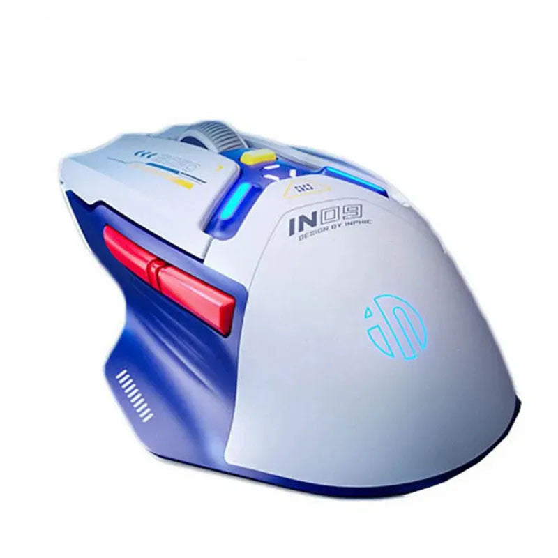 G-OUSSVE Inphic IN9 Three-mode Wireless Mouse, Wired Bluetooth, Gaming, E-sports, Office Computer, Notebook Charging Machinery