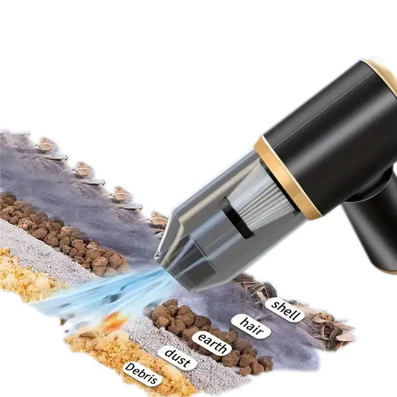 G-OUSSVE High-Power Wireless Portable Vacuum Cleaner - Cordless, Multifunctional, and Equipped with Various Accessories - Perfect for Household, Car, Office, and Outdoor Cleaning Tasks