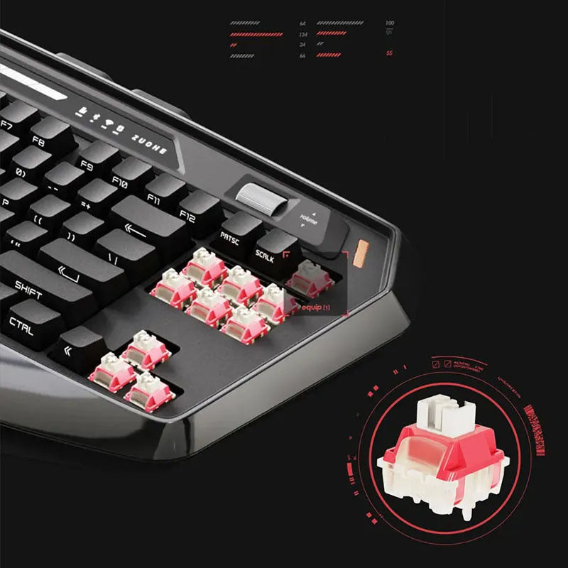 Max870 Supercar Keyboard: Mechanical Keyboard with Wired, Wireless, and Bluetooth Options for Customization, Gaming, and Office Use